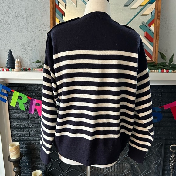 & Other Stories nautical button sweater - Picture 4 of 8